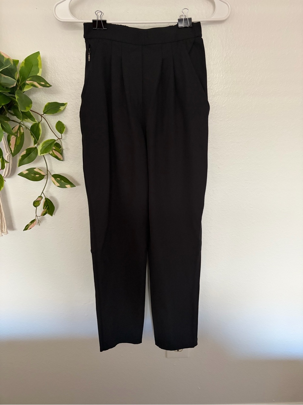Classic Black High-Waist Lululemon Trouser